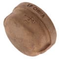 1-1/4″ Threaded Brass Cap (Lead Free)
