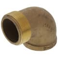 1-1/2″ Brass 90 Deg Street Elbow, Lead Free (Threaded)
