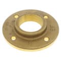 1-1/2″ Brass Floor Flange w/ Holes (Lead-Free)