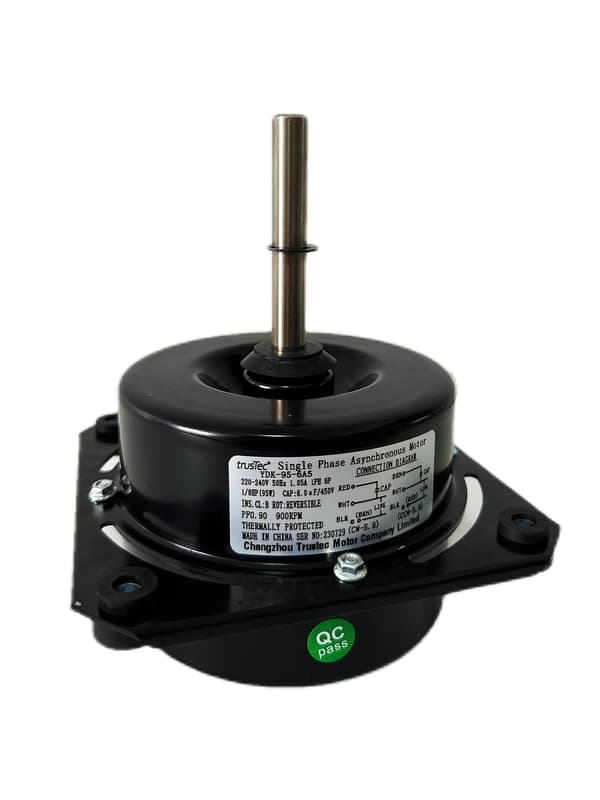 AC Asynchronous Outdoor Fan Motor Screw Mounting 95W 900RPM For Air Ventilation