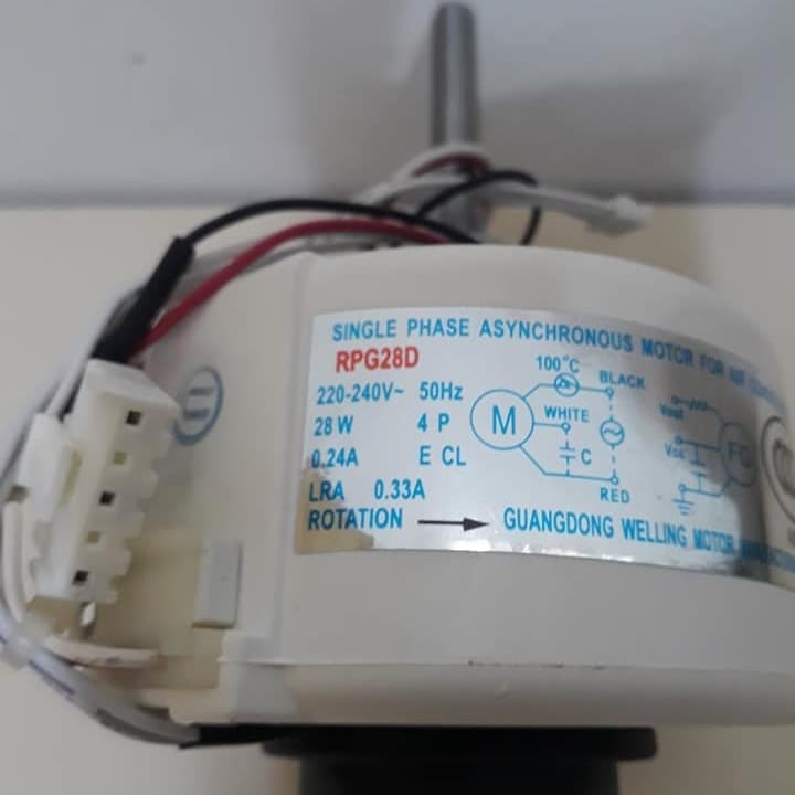 Carrier Split AC Indoor Blower Motor 1.5 ton (RPG28D) 28 Watt