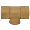 1-1/2″ x 1-1/2″ x 1″ C x C x F Cast Brass Tee (Lead Free)