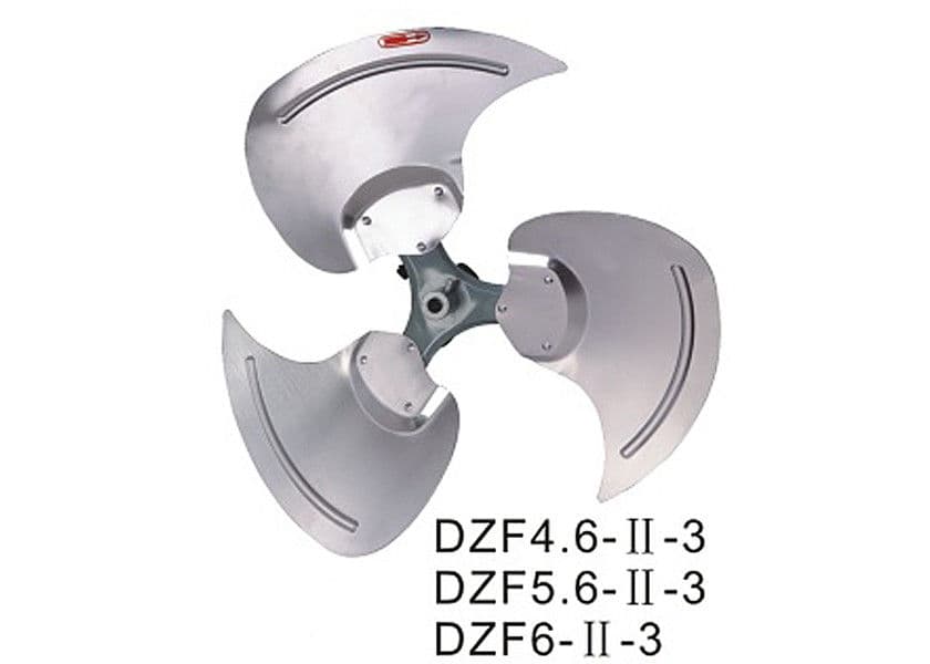 DZF Series High Air Volume Industrial Axial Fan Blade, Metal Fan Impeller