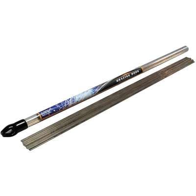 Hobart Brazing Alloy: Phos Copper, 15% Silver, BCuP-5, 1/8 in x 18 in, 1 lb, Bare