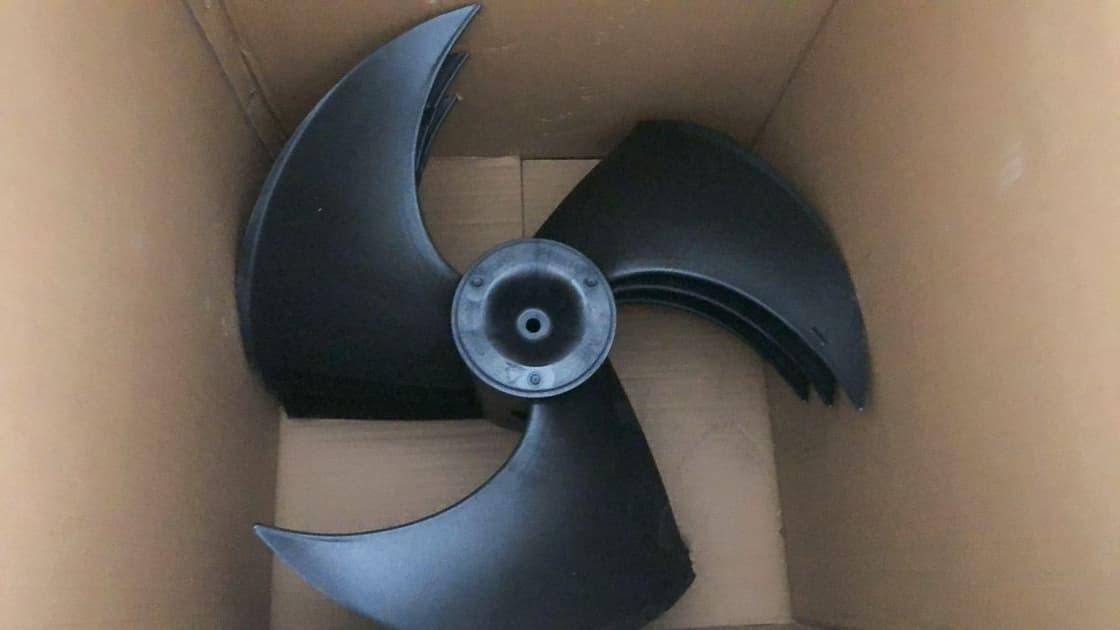 Plastic Axial Flow Fan Blade – 496*143-12 Bore