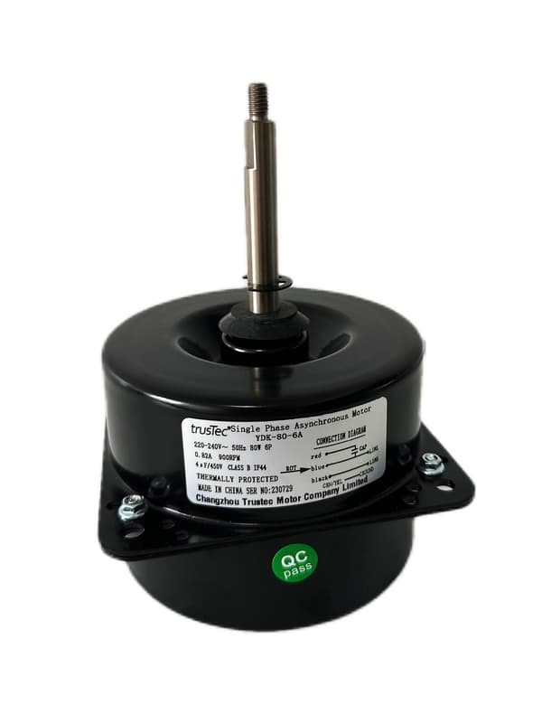 AC Motor – 80W 900RPM Outdoor Fan Motor With Pure Copper Leads Winding
