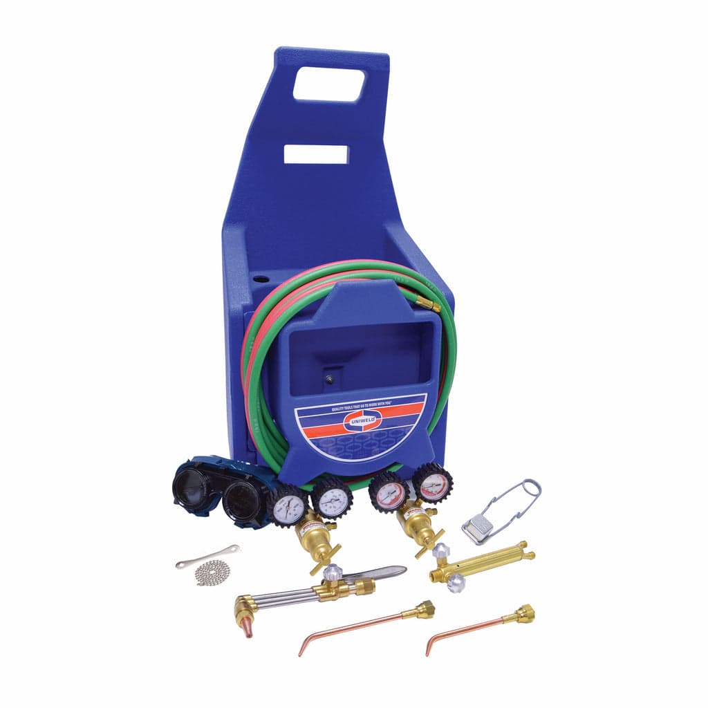 Uniweld KLC100P Centurion® Oxyacetylene Basic Welding/Braze + Cutting Outfit w/ 511 Plastic Carrying Stand