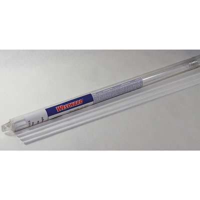 Westward Brazing Alloy: Low-Fuming Bronze, RBCuZn-C, 1/8 in x 36 in, 1 lb, Flux-Coated